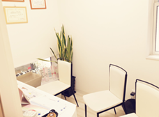 安心してお話できる個室でプライバシーに配慮